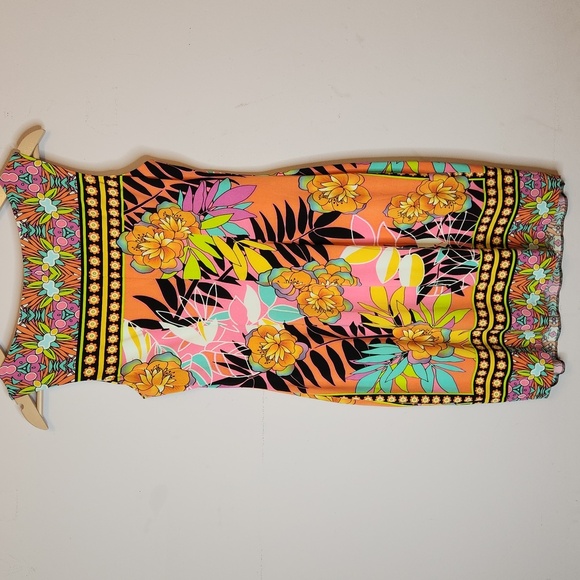 CACHE Women’s Multicolor Floral Dress, size 6 - Picture 2 of 9